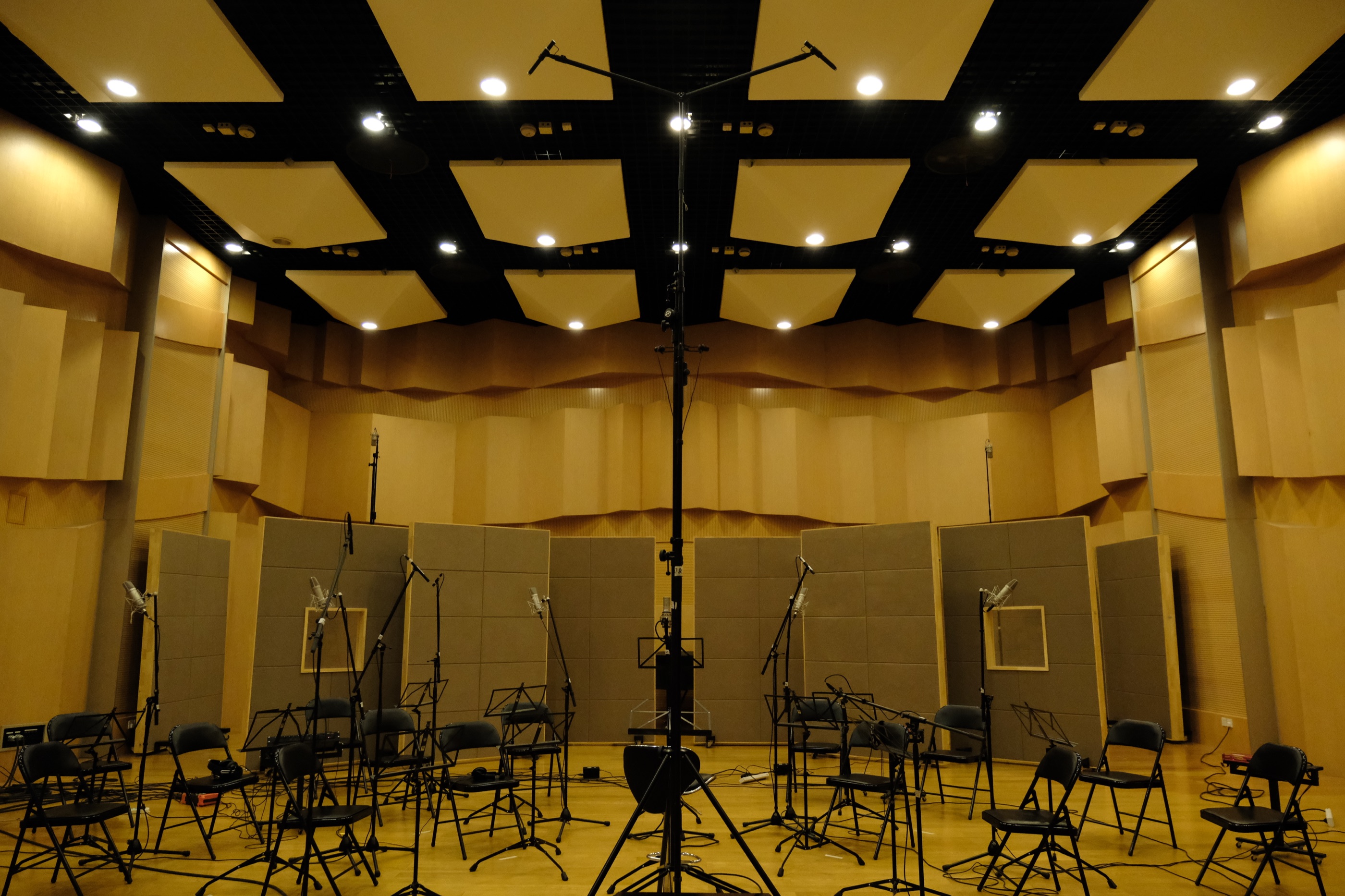 A SlurME recording stage prepared for a session